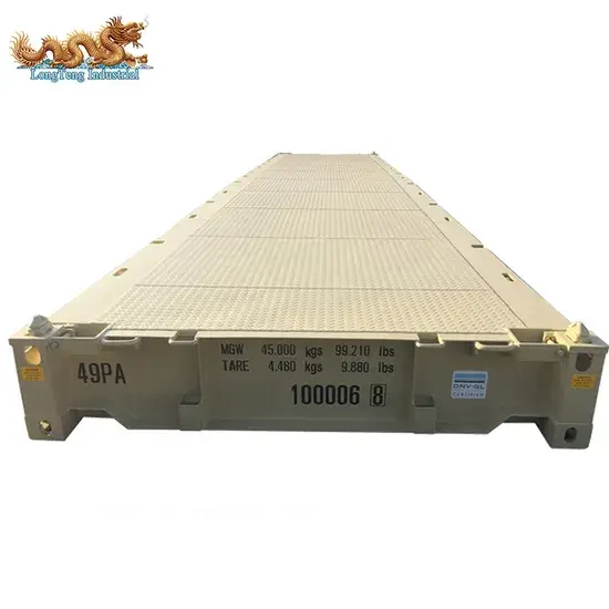 Chuyên cung cấp nền tảng container hàng hóa 40FT chất lượng hình ảnh 1-description