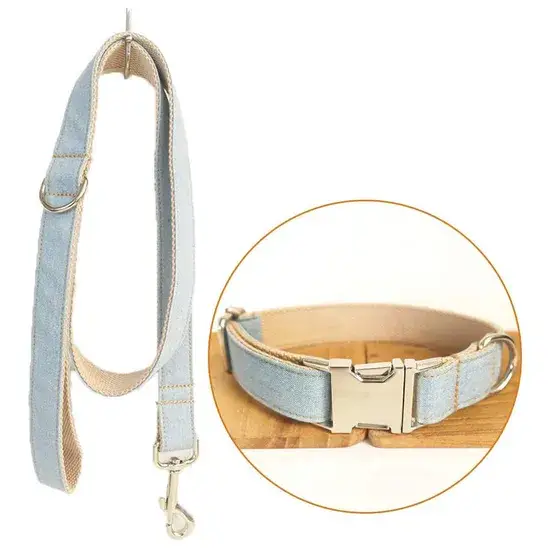 Dây xích và vòng cổ chó nylon ngoại trời: Sản phẩm chất lượng cho việc dắt chó đi bộ, du lịch và huấn luyện chó hình ảnh 1-description