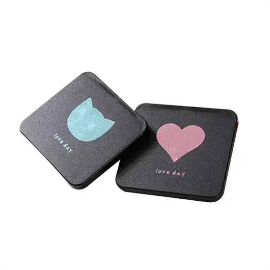 Gương trang điểm mini vuông, gương hai mặt, gương gập bỏ túi - Lựa chọn hoàn hảo cho trang điểm hàng ngày hình ảnh 1-description