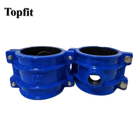 Bộ kẹp ống có thể uốn cong linh hoạt cho đường ống PVC/Di/PE theo tiêu chuẩn En545 En598 ISO2531 hình ảnh 1-description