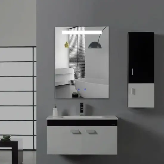 Gương trang điểm hiện đại cảm ứng LED cao cấp cho khách sạn, dễ dàng vệ sinh - sản phẩm bán buôn từ nhà sản xuất hình ảnh 1-description