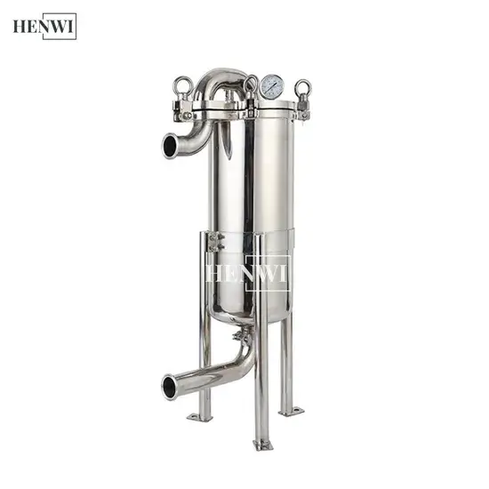Bộ lọc túi PP với nắp đậy, đa dạng loại bộ lọc và vỏ bể chứa phù hợp hình ảnh 1-description
