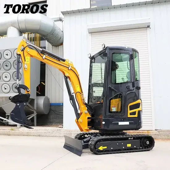 Máy xúc mini 1 tấn và máy đào đa chức năng nhỏ - Giao hàng miễn phí, Máy xúc bánh xích mini thủy lực hình ảnh 1-description