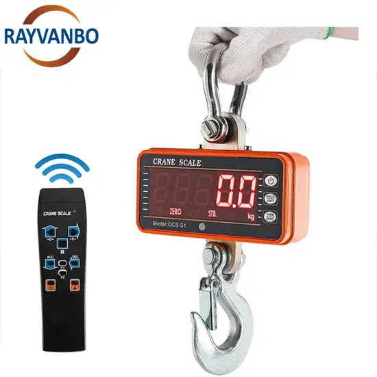 Cân treo kỹ thuật số không dây 2t - Sản phẩm ứng dụng công nghiệp cho cần cẩu điều khiển từ xa hình ảnh 1-description