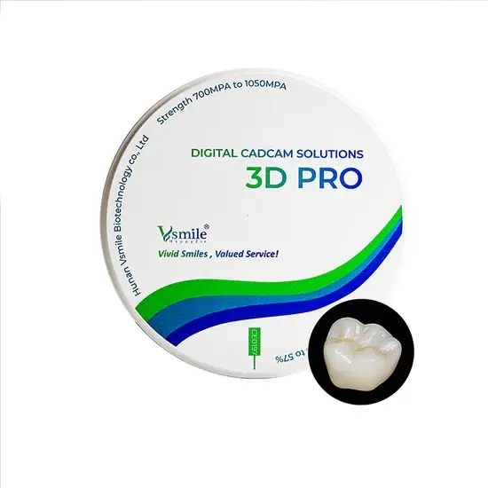 Khối Zirconia PRO 3D chất lượng cao cho phòng thí nghiệm nha khoa, kích thước 98mm hình ảnh 1-description