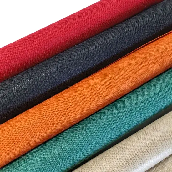 Vải Jute Fabric PE phủ chống thấm nước, màu tùy chỉnh 100% từ nhà cung cấp hình ảnh 1-description