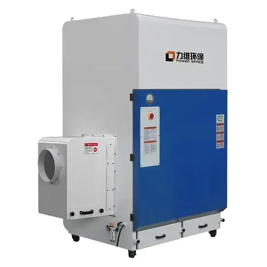 Máy thu bụi công nghiệp sử dụng công nghệ laser sợi quang và cắt plasma hình ảnh 1-description