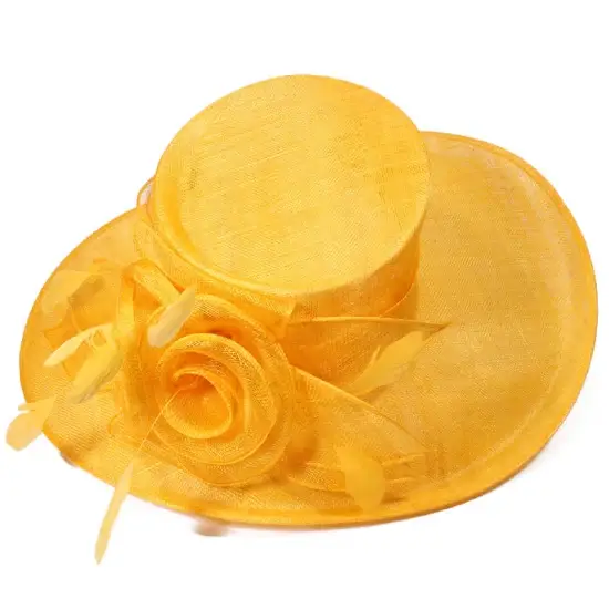 Chapeau đám cưới phụ nữ mới: Mũ Kentucky Derby và Mũ straw Sinamay cho phụ nữ ở Nam Phi và Hawaii hình ảnh 1-description