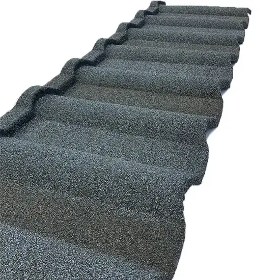 Tấm lợp kim loại kích thước 1280*430mm phủ đá màu - Sản phẩm bán buôn chất lượng cao hình ảnh 1-description