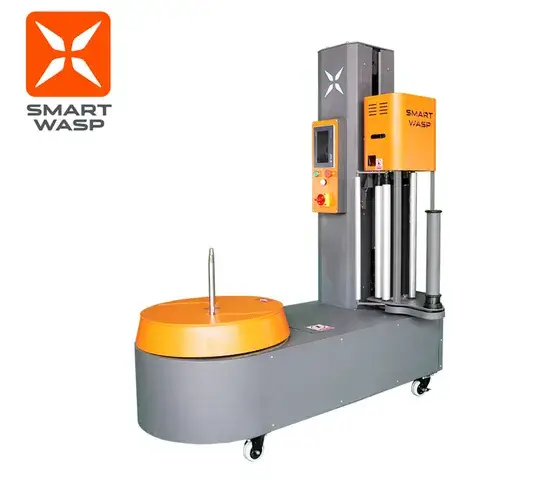 Máy đóng gói màng co thông minh Wasp - Giải pháp đóng gói hiệu quả cho hành lý sân bay hình ảnh 1-description