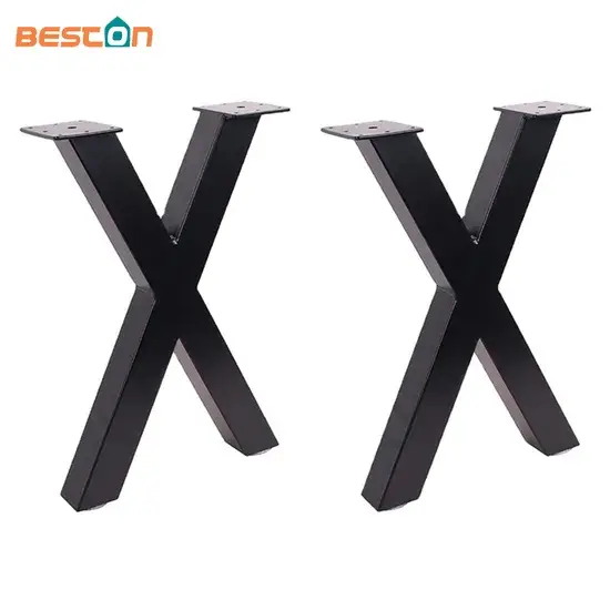 Chân bàn chất liệu kim loại phù hợp với bàn nặng hình ảnh 1-description