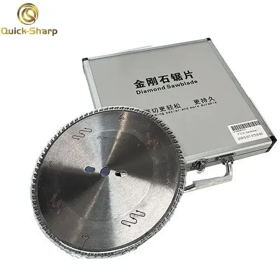 Máy đo kích thước nhẫn chuyên nghiệp với lưỡi cưa kim cương đa tinh thể - Kích thước 250mm 80T hình ảnh 1-description