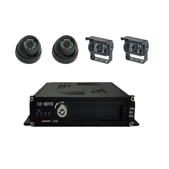 Camera Mdvr 4G trên tàu với kết nối WiFi, hệ thống ghi video CCTV sống động và cảm biến nhiên liệu hình ảnh 1-description