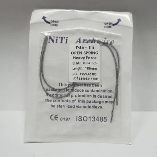 Suối nước phù hợp với Nha khoa Niti có chiều dài 180 mm hình ảnh 1-description