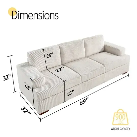 Đẳng cấp hiện đại: Sofa mây trắng kem từ gỗ tự nhiên hình ảnh 1-description