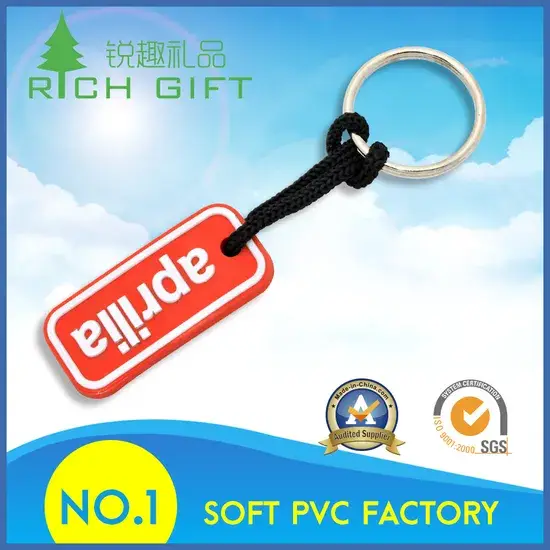 Móc khóa mềm PVC cá nhân hóa với dây đeo đi kèm hình ảnh 1-description