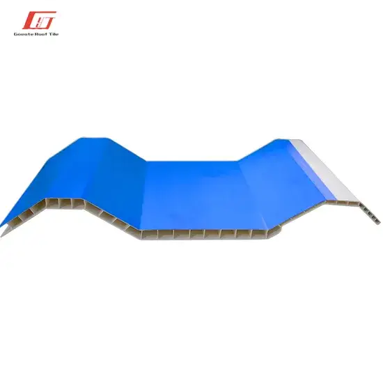 Tấm lợp nhựa PVC chống ăn mòn, cách nhiệt với cấu trúc hai lớp và thiết kế rỗng hình ảnh 1-description