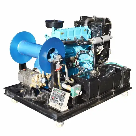 Máy làm sạch ống cống bằng động cơ diesel 26.5kw - áp suất 220bar hình ảnh 1-description