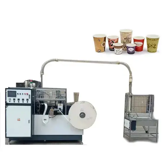 Máy làm cốc giấy và bát giấy tốc độ nhanh, chất lượng hàng đầu hình ảnh 1-description