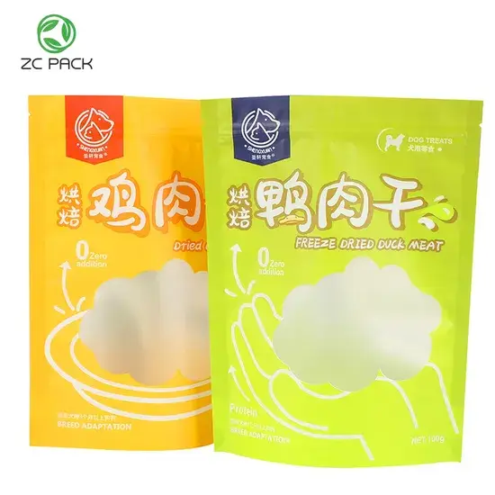 In ấn túi đựng đóng gói Zipper Mylar thiết kế đa dạng không gian lưu trữ thực phẩm bằng giấy nhôm tái chế hình ảnh 1-description